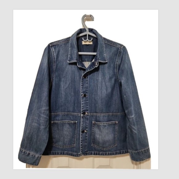 Madewell Denver Chore Denim Button Down Jean Jacket - Picture 3 of 11